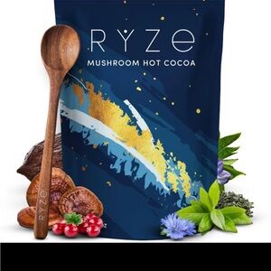 Mushroom Hot Cocoa - Blue and Gold